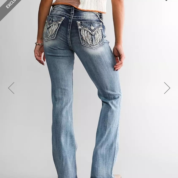 Miss Me Curvy Boot Stretch Jeans 32 - Picture 2 of 7